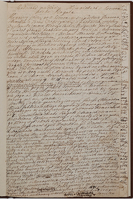 RODOWÓD RODZINY KRASICKICH, XIX w.