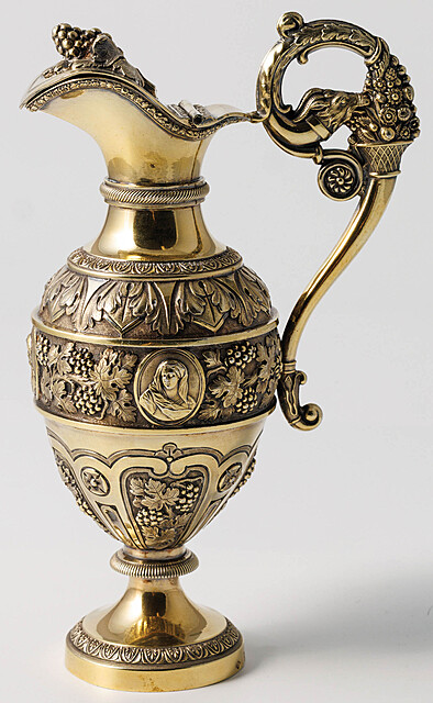 AMPUŁKA NA WINO, Francja, Paryż, Alexis Renaud, 1819 - 1838