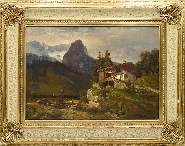 Pejzaż alpejski, 1870
