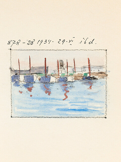 Port w Gdyni, 1934