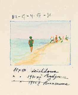Na plaży, 1931