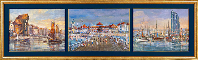 Tryptyk Trójmiasto: Gdańsk, Sopot, Gdynia