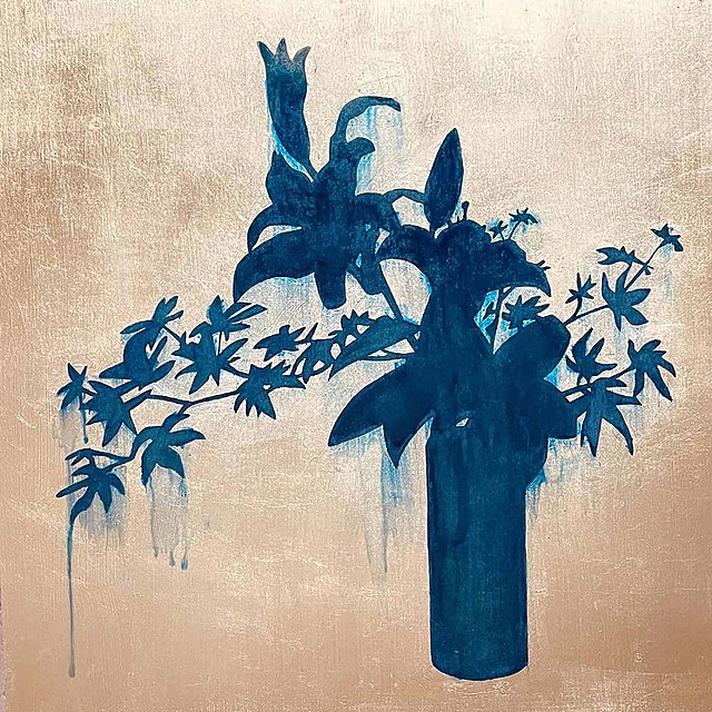 Ikebana II - Blue Spirit, 2024