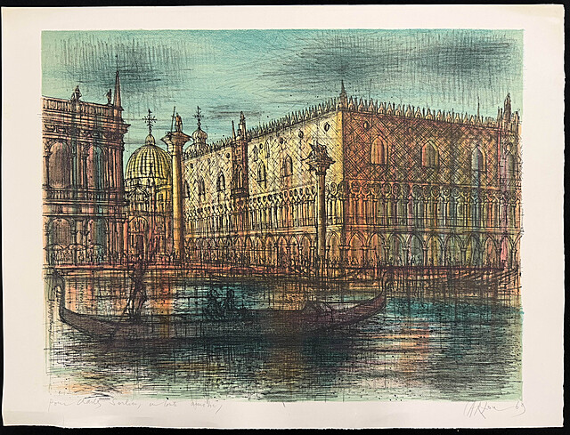 Venise: vue sur la Palais des Doges (Wenecja: widok na Pałac Dożów)