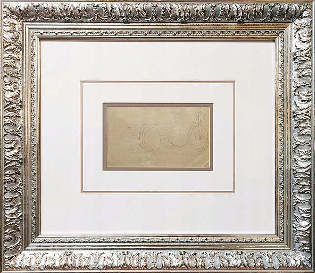 Szkic wiejskiego wozu, ok. 1872