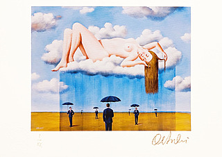 Suitors in the rain