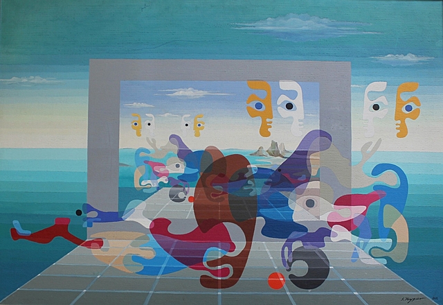 Po powrocie Odysa z cyklu „Symultanizm formy”, 1988