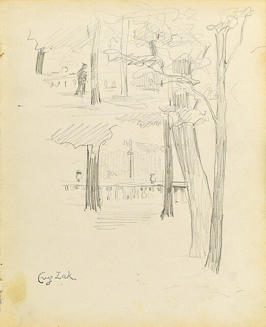 Motywa z parku [Paryskiego?], 1904