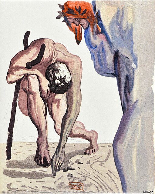 The Law of Climbing. Ilustracja do Boskiej Komedii Dantego