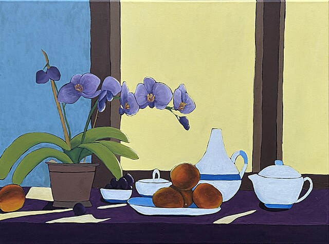 Martwa natura z orchideą, 2026