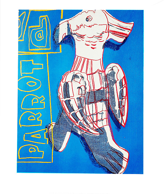Parrot z serii 'Japanese Toys Series' (znanej również jako Toy Paintings lub Children Paintings)
