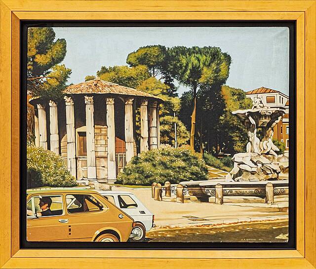 Rzym - Piazza Bocca della Verita, 1979