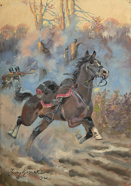 "Spłoszony koń - epizod z bitwy" (1942)