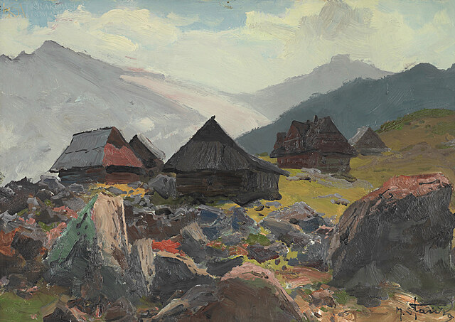 "Szałasy w Tatrach"