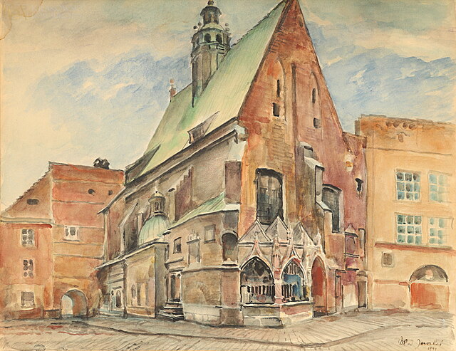 "Kraków - kościół św. Barbary" (1941)