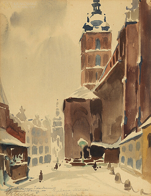 "Plac Mariacki w Krakowie"