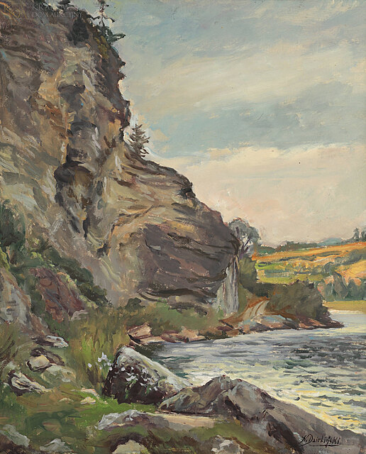 "Skały nad rzeką"