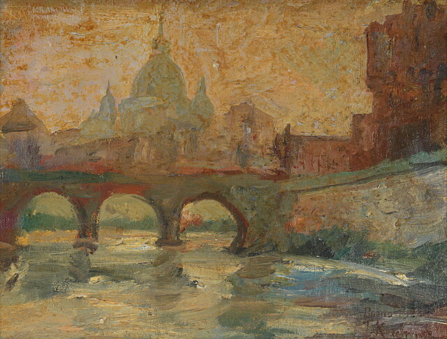 "Most św. Anioła w Rzymie" (1922)