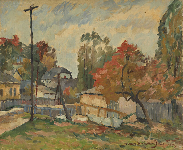 "Pejzaż miasteczka" (1954)