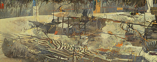 "Kot w ogrodzie" (2000)