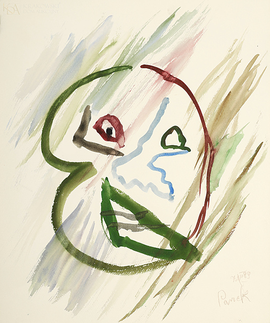 "Autoportret czerwcowy" (1989)