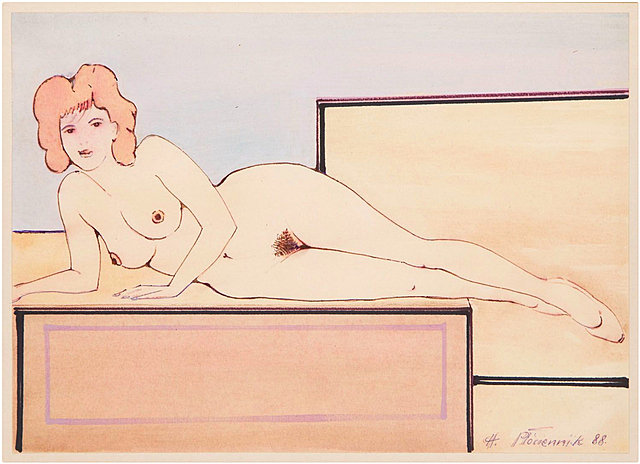 Leżąca kobieta, 1988
