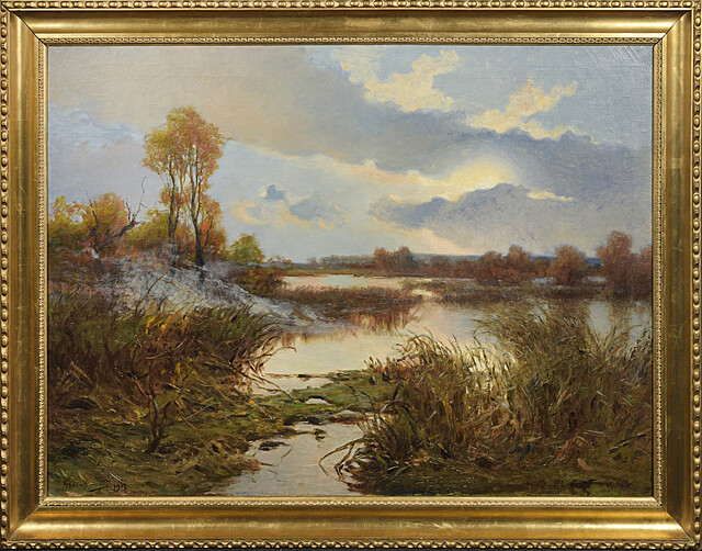 Pejzaż z mokradłami, 1917