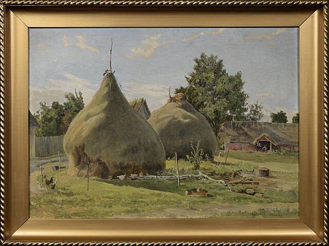 Pejzaż wiejski z Winiar, 1932