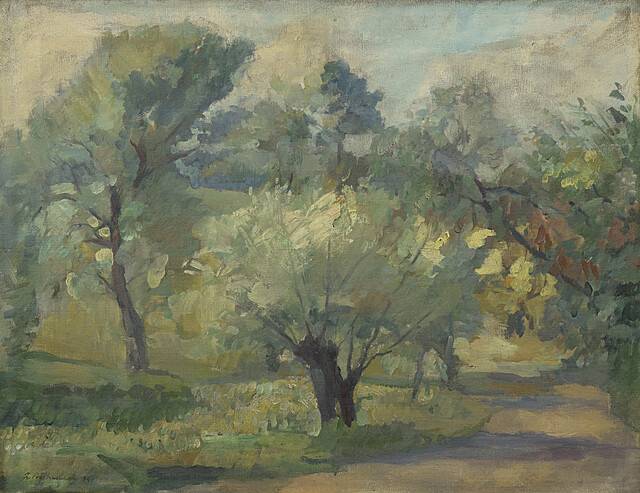 Pejzaż wiosenny, 1940