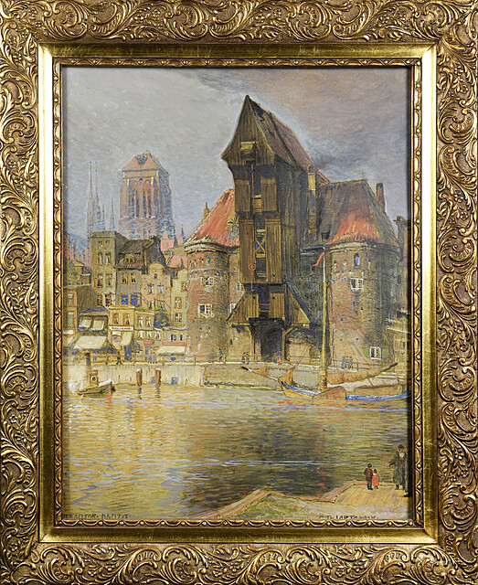 Żuraw w Gdańsku, ok. 1900-1906