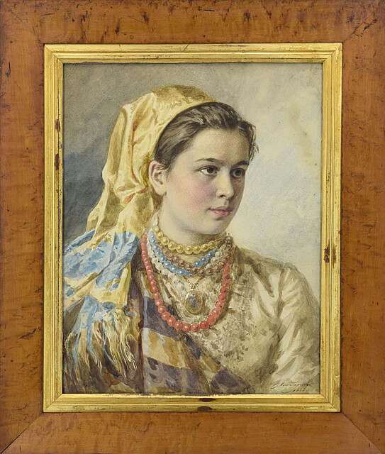 Portret wiejskiej dziewczyny, 1888