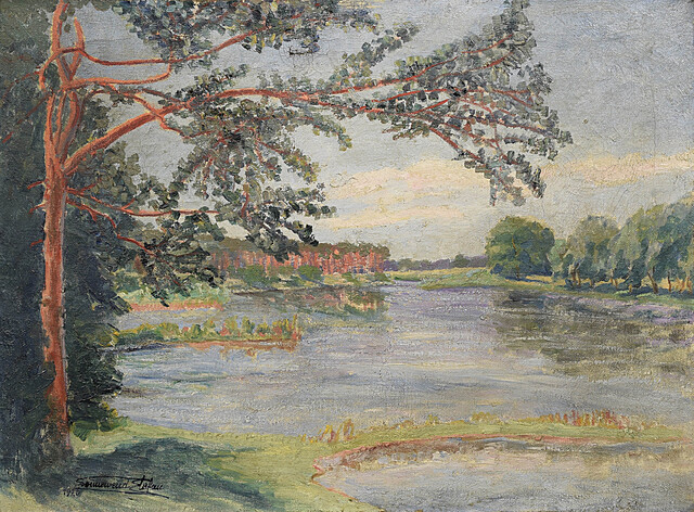 Nad rzeką, 1926?