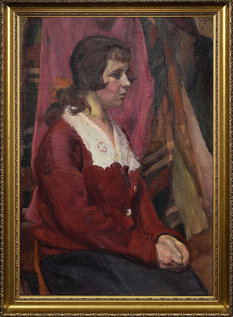 Siedząca dziewczyna, 1927