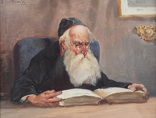 Rabin nad księgą