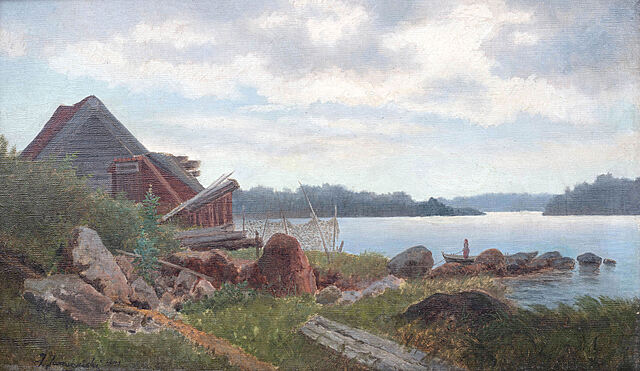 Nad rzeką, 1891 r.