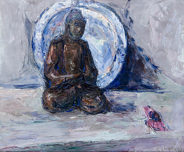 Martwa natura z figurą Buddy, 1920 r.