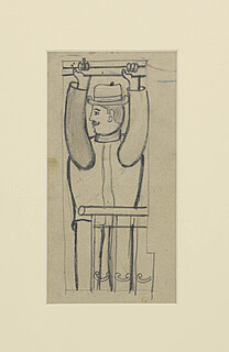 Mężczyzna z uniesionymi rękami, 1926