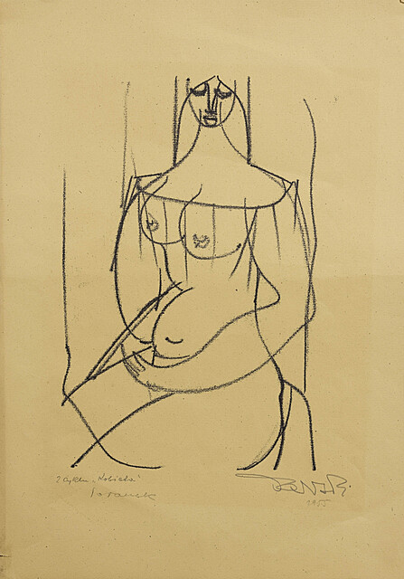 Poranek, z cyklu: Kobieta, 1955