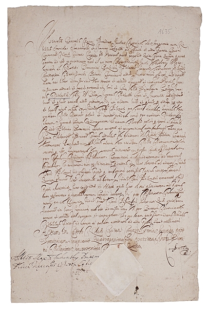 Akt Nowy Korczyn „Feria sekunda post dominicam invocavit quadragesimalem proxima” 1635