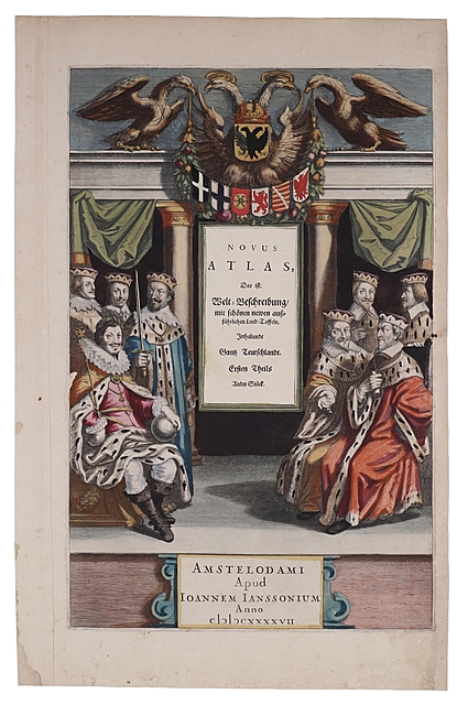 Karta tytułowa do Atlasu Jana Jansoniusa, 1647
