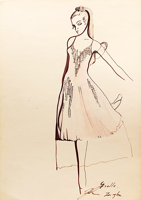 Giselle (szkic kostiumu scenicznego)