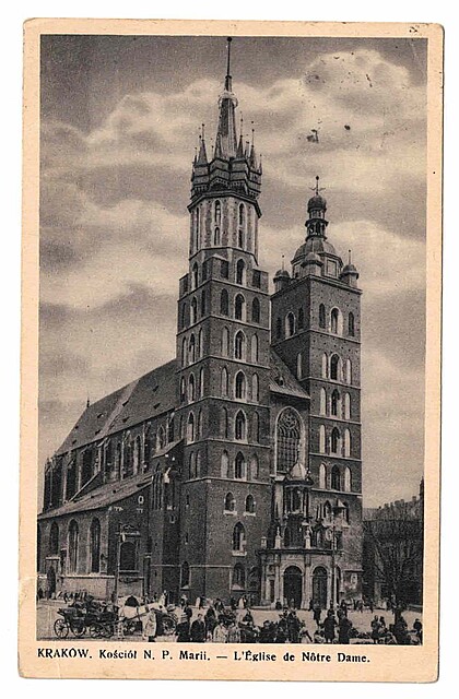 Kraków. Kościół N. P. Marii. - L'Eglise de Notre Dame
