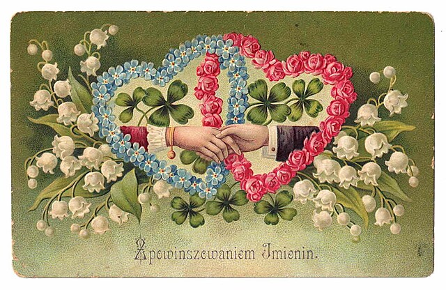 Z powinszowaniem Imienin