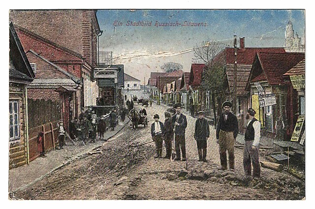 Ein Stadtbild Russisch-Litauens. (Krajobraz miejski rosyjskiej Litwy.)