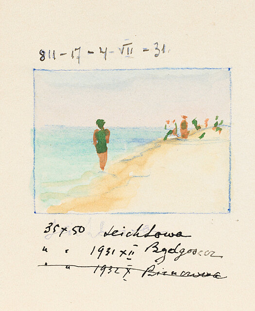 Na plaży, 1931