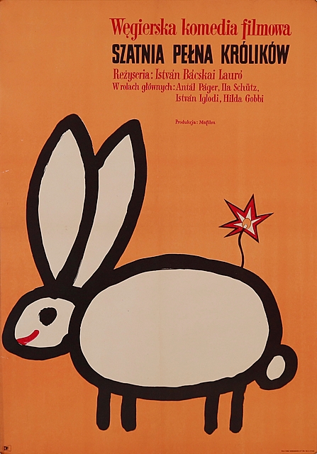 Szatnia pełna królików, lata 70.