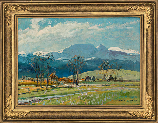 "Wiosenny widok na Giewont"