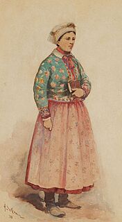 DZIEWCZYNA Z KSIĄŻKĄ, 1910