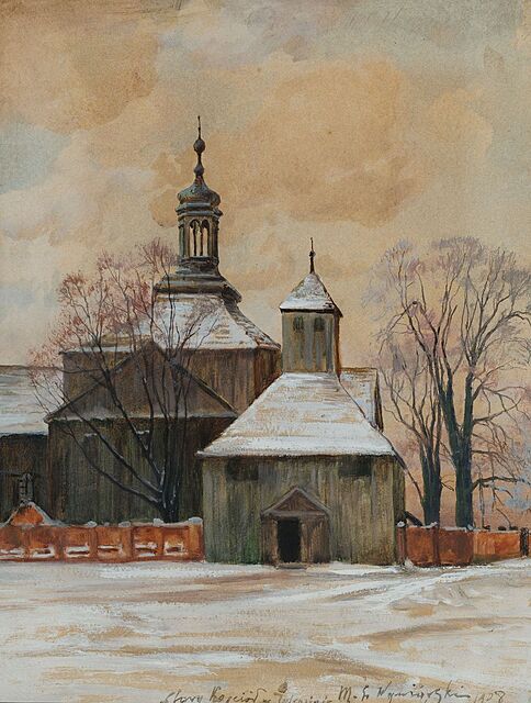 KOŚCIÓŁ ŚW. KRZYŻA W JUTROSINIE, 1908