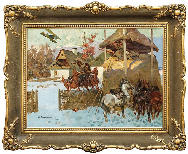 BOLSZEWICY ATAKOWANI PRZEZ POLSKI SAMOLOT W 1919/20 r., 1938